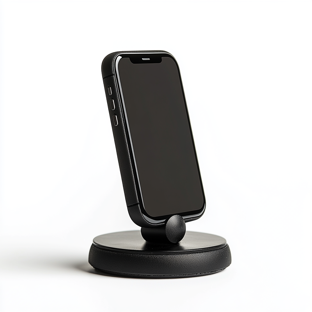 Frbkn Magnetic Phone Mount - Universal Car & Desk Phone Holder - Strong Magnetic Grip with 360-Degree Rotation - Compact & Durable